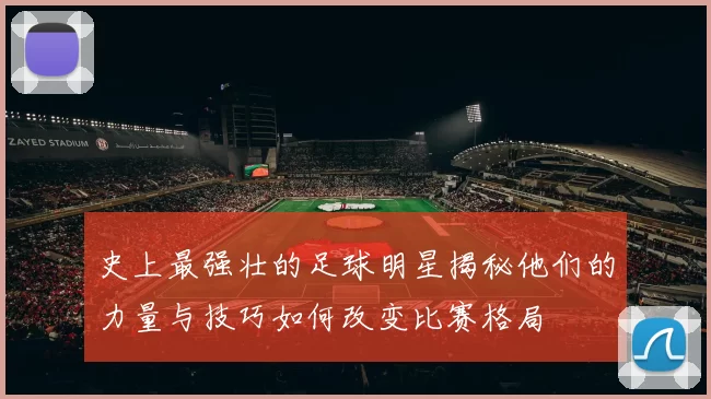 史上最强壮的足球明星揭秘他们的力量与技巧如何改变比赛格局